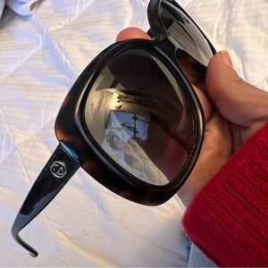 Gucci Black and Brown Sunglasses new without tags